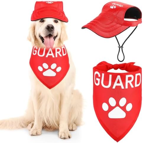 Guard Pet Costume Set Dog Cosplay Clothes Outfit Accessories Include