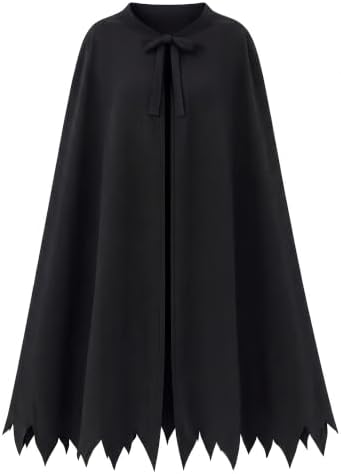 Halloween Cloak Adult Black Robe Cosplay Party Costume