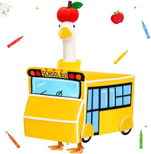 Halloween School Bus Porch Goose Outfit