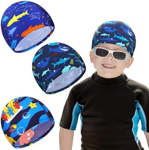 Kids Swim Caps Polyester Swimming Pool