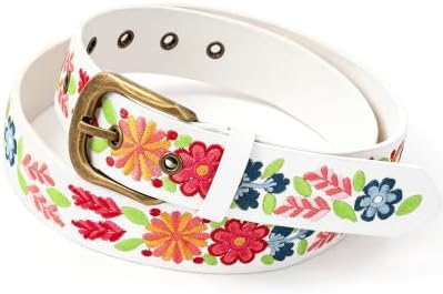 Mexican Floral Belt for Women Embroidered