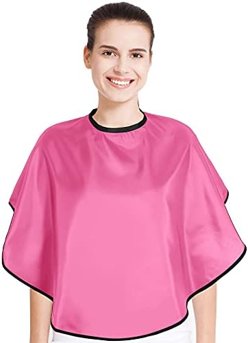 Short Makeup Cape for Women Men Mini Haircut Cape for Artist Shampoo