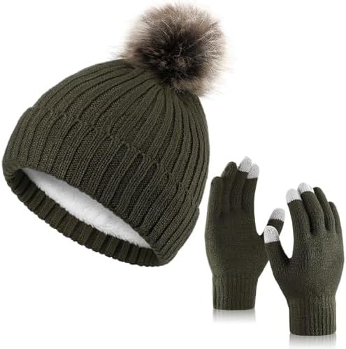 Winter Hats and Gloves Set