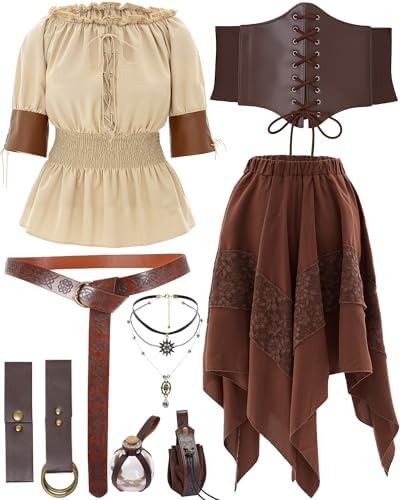 Women's Pirate Costume Set