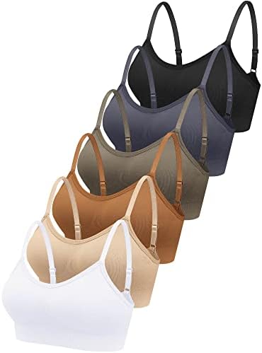 Women Wireless Bralette No Underwire Padded Bra M Elegant Colors 6