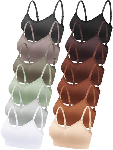 Women Wireless Bralette No Underwire Padded Bra S 12 Colors 12