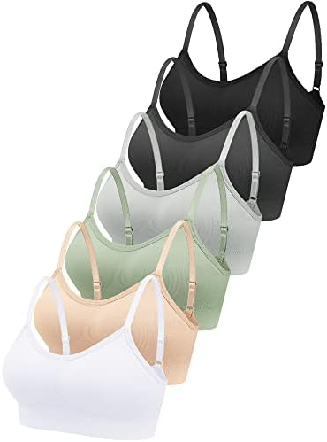 Women Wireless Bralette No Underwire Padded Bra S Multicolor 6